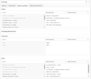CFSS homepage admin